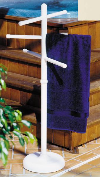 Portable Outdoor 3 Bar Towel Tree -  Bone