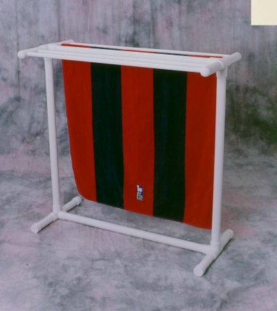 Portable Outdoor 5 Bar Towel Rack - Bone