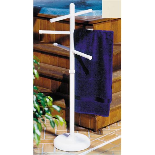 Portable Outdoor 3 Bar Towel Tree - Bone