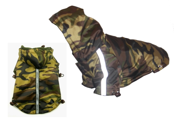 Picture of Pet Life R1CAMD Camouflage - Reflecta-Sport Rainbreaker - MD