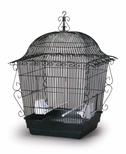 Picture of Prevue Pet Products 220BLK Jumbo Scrollwork Cage - Black