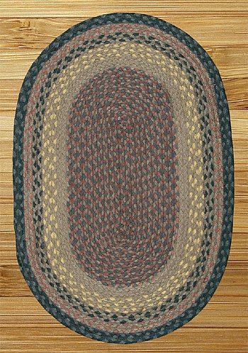 Picture of Capitol Earth Rugs 02-099 Brown-Black-Charcoal Jute Braided Rug