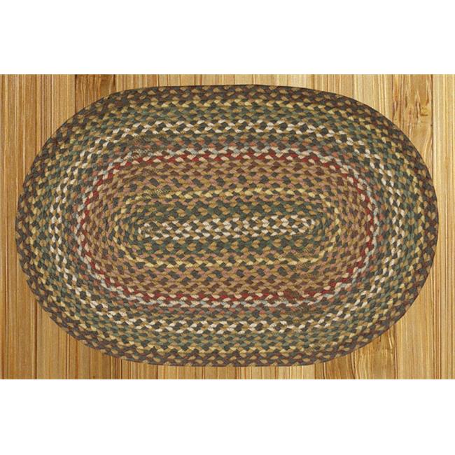 Capitol Earth Rugs 09-051 Fir-Ivory Jute Braided Rug