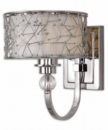 Picture of Carolyn Kinder 22484 Brandon  1 Lt Wall Sconce Nickel Plated Metal
