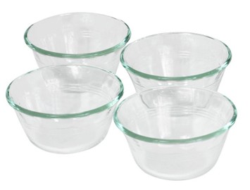 Picture of Pyrex 6001142 4pc Custard-Dessert Cup Set-6Oz