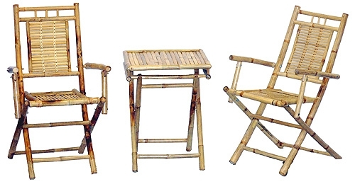 Picture of Bamboo54 5808 3 Piece Set with Short Table