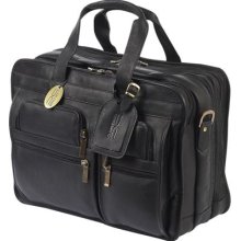 Picture of Claire Chase 154XL-JUMBO-black Jumbo Executive Computer Briefcase - Black