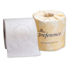 Picture of Georgia-Pacific GPC 182-80-01 Preference Mega-Ply Embossed Bath Tissues