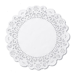 Picture of Hoffmaster HFM 500239 Round Lace Doilies 12 in.