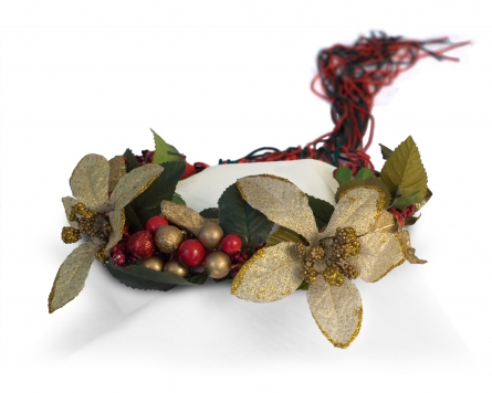 3647 Mrs. Santa Headpiece
