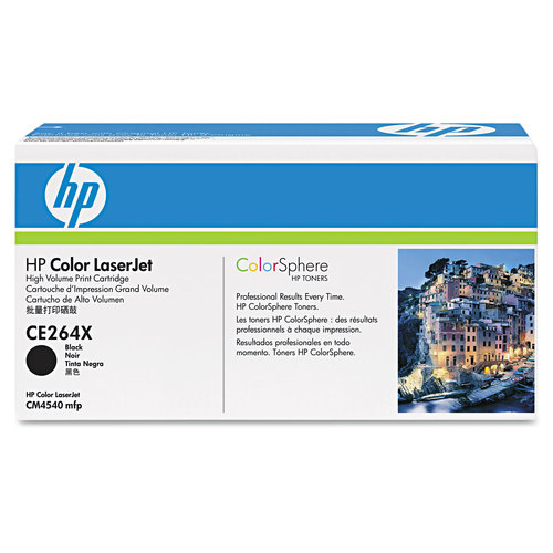 Hewlett Packard CE264X HP 646X Black Print Cartridge 17K