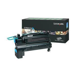 Picture of Lexmark C792A1CG Cyan Return Program Cartridge