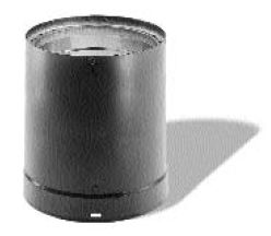 Picture of DuraVent 8612 Black Close Clearance Double Wall Stove Pipe