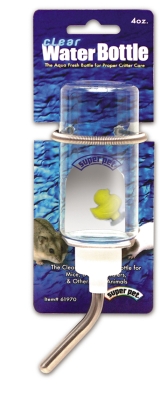 Picture of Pets International SP61970 4 Oz. Clear Water Bottle Single