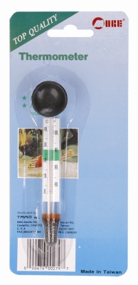 Picture of T.A.A.M. TA00279 Glass Thermometer Floating with Suction Cup