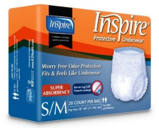 Picture of K2 Health Products PTUSA4M Inspire Protective Underwear -  Size Medium - Case of 80