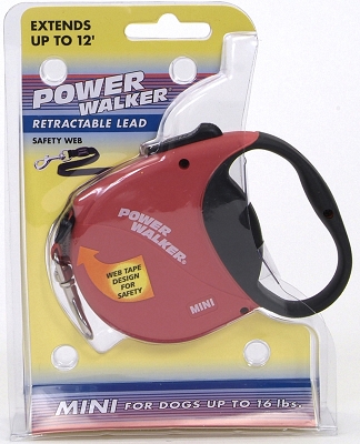 Picture of Coastal Pet Products CO08787 8702 X-Small Power Walker Retractable Lead - Red