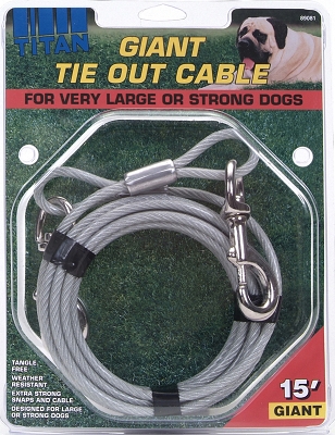Coastal Pet Products CO51209 Titan Giant Tie-Out Cable 15 ft.