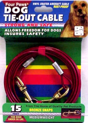 Picture of Four Paws Products FP85615 15 ft. Cable Dog Tie-Out
