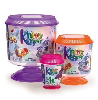 Picture of Lees Aquarium and Pet Product LE19990 Medium Kritter Keeper with Lid and Pedestal