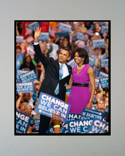 Picture of Encore Select M2-obama2 Barack Obama 11 in. x 14 in. Photograph in a Mat