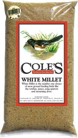 Picture of Coles Wild Bird Products Co COLESGCMI20 White Millet 20 lbs.