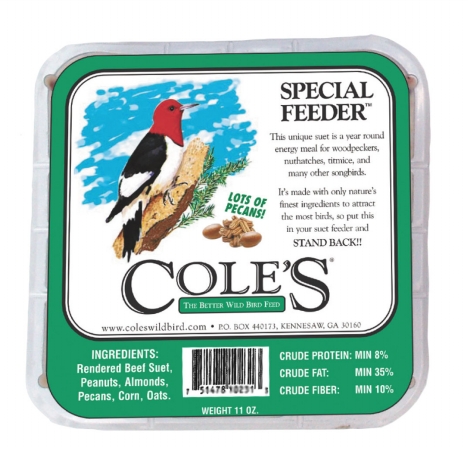 Picture of Coles Wild Bird Products Co COLESGCSFSU Special Feeder Suet Cake