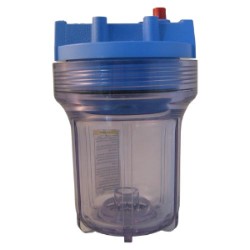 Picture of Pentek PENTEK-158110 .38 in. 5 Water Filter Housing - Clear-Blue
