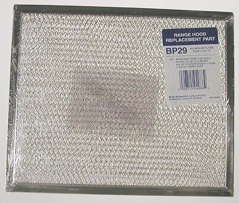 Picture of Broan BP29 8-3/4&quot; x 10-1/2&quot; Nautilus Aluminum Filter