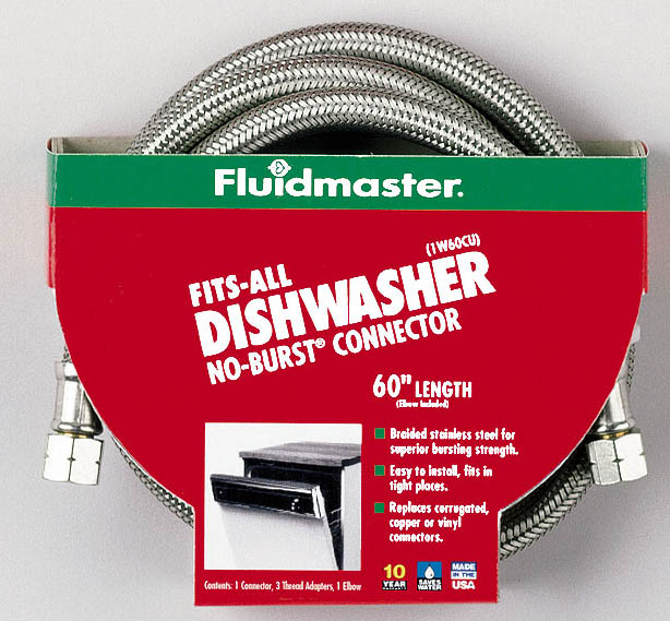 Picture of Fluidmaster No-Burst Fits-All Dishwasher Connector California Models 1W60CU