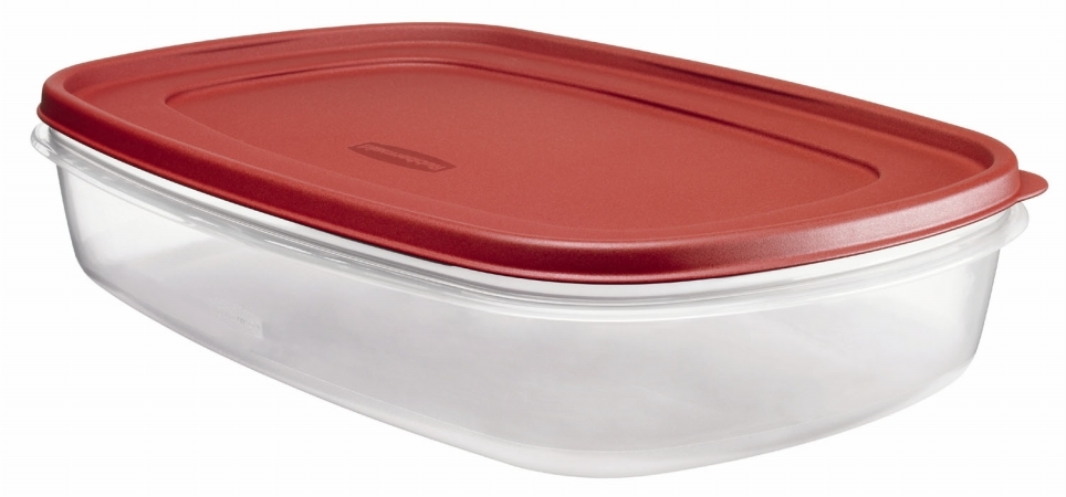 Picture of Rubbermaid 24 Cup Rectangle Easy Find Lid Food Storage Container  1777163