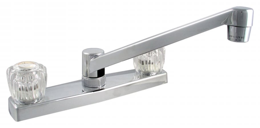 Ldr Chrome Two Handle Kitchen Faucet  012-3105CP
