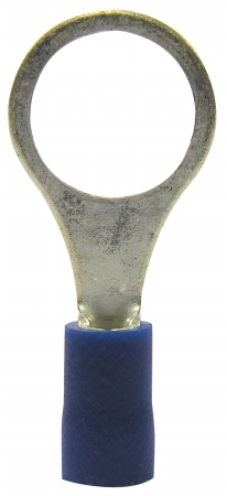 Picture of Calterm Automotive .38in. Stud Blue Ring Terminals  61130