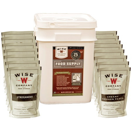 Picture of Wise Foods 695020 60 Servings Wise Emergency Food Kit