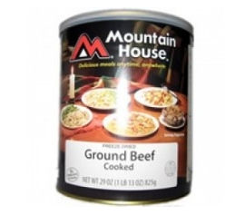 Picture of Mountain House 290100 Ground Beef Can with High quality components - Entrees
