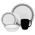 World Kitchen 16 Piece Black Corelle Livingware City Block Set 1074208 World Kitchen 16 Piece Black Corelle Livingware City Block Set 1074208