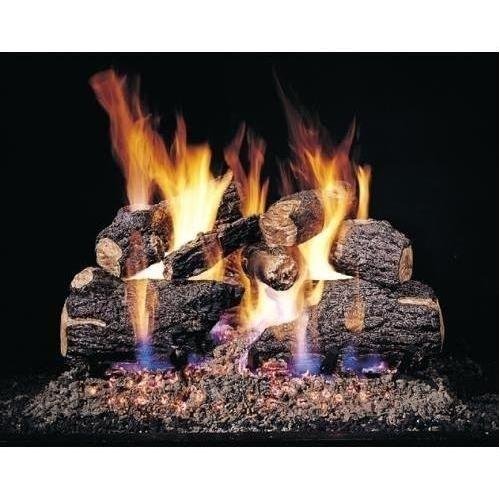 Picture of Peterson Gas Logs CHD24 24in. Charred Oak 7 log  Set for Standard Fireplaces