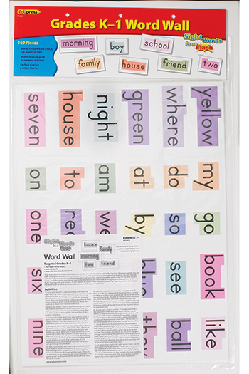 Picture of Edupress EP-2425 Sight Words In A Flash Gr K-1 Word Walls