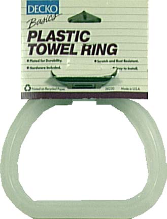 Picture of Decko Basics Plastic Towel Ring  38230