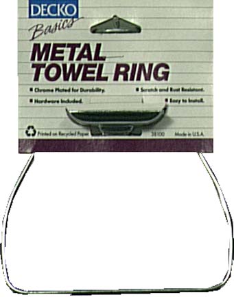 Picture of Decko Basics Metal Towel Ring  38100