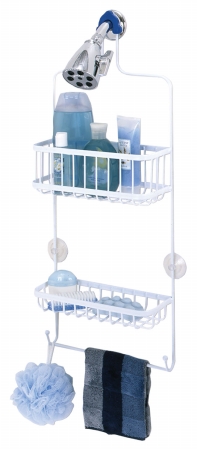 Picture of Zenith Products White Shower Caddy  7617WW