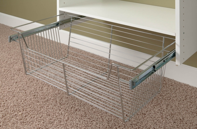 Picture of Easy Track Closet Easy Track 11in. Chrome Basket  9211-CH