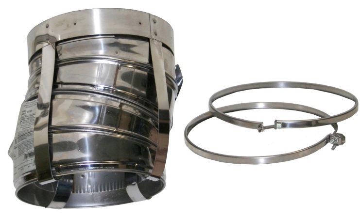 8in. Stainless Steel Insulated 15 degrees Elbow Kit 8T-EL15KIT
