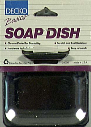 Chrome Silver Steel Soap Dish