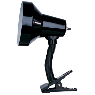 Dainolite DXL16-WH 1-Light Clip-On Lamp - White