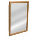 Zenith Products 16in. X 22in. Oak Medicine Cabinet K268 Zenith Products 16in. X 22in. Oak Medicine Cabinet K268