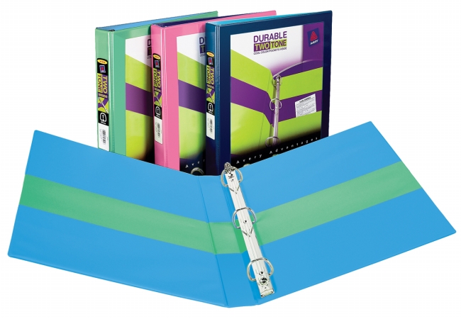 Picture of Avery 1.5in. 2 Tone Assorted Colors Binders  17291