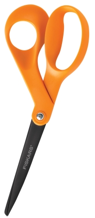 Picture of Fiskars 8in. Orange Bent Nonstick Scissors  99977097J