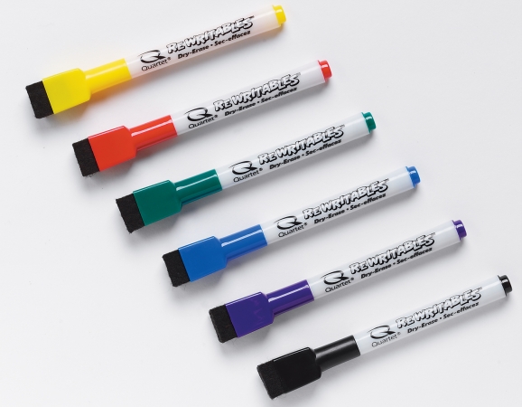 Picture of Acco Brands 6 Count Low Odor Rewritables Dry Erase Mini Marker Set  51-659312Q - Pack of 6