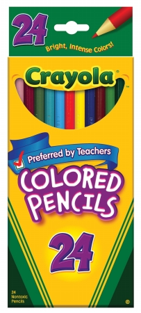 Picture of Crayola Llc 24 Count Long Colored Pencils  68-4024